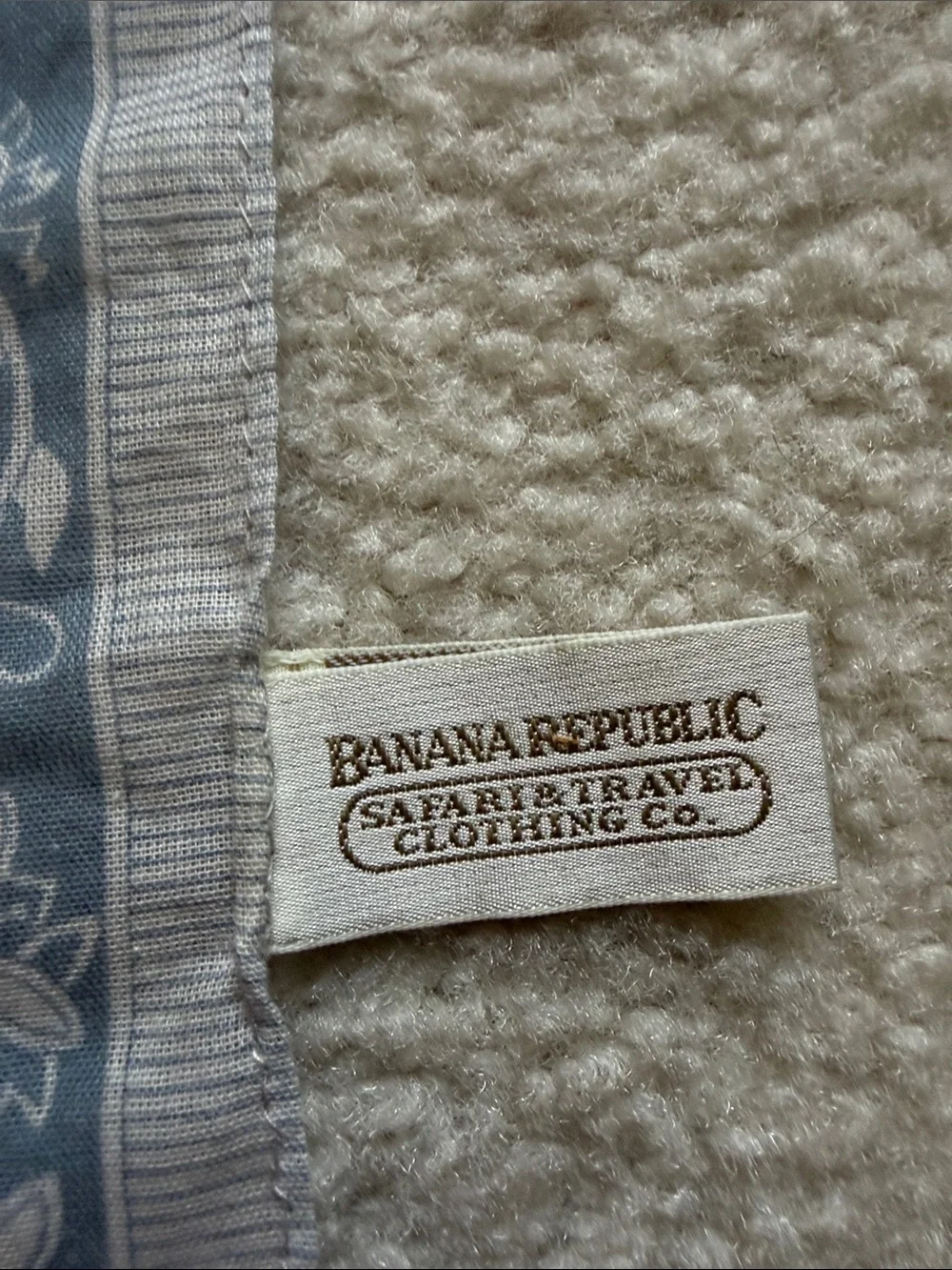 Banana Republic Blue Floral Scarf